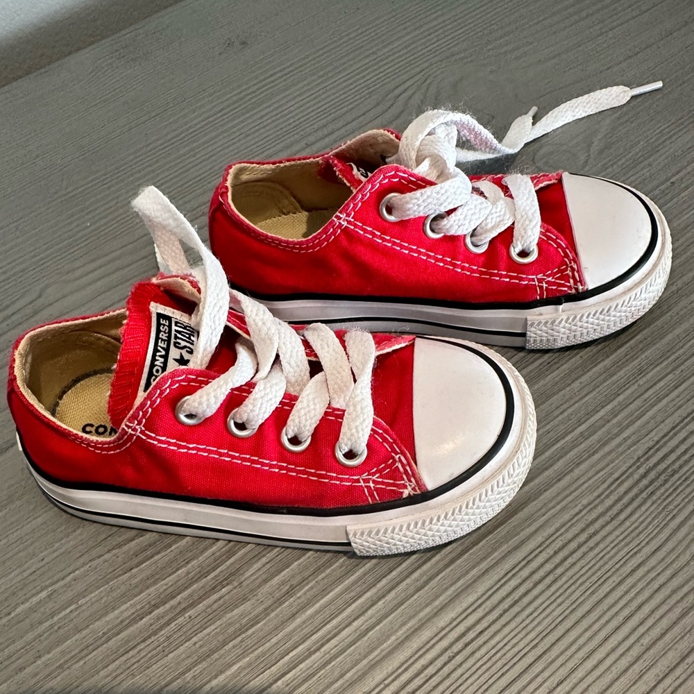 Converse Kids Red Sneakers